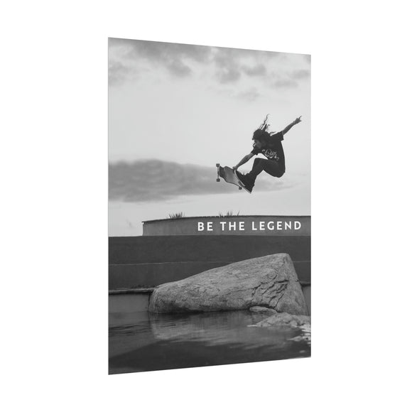 Be The Legend - Rip It Black And White - Poster additional image 1