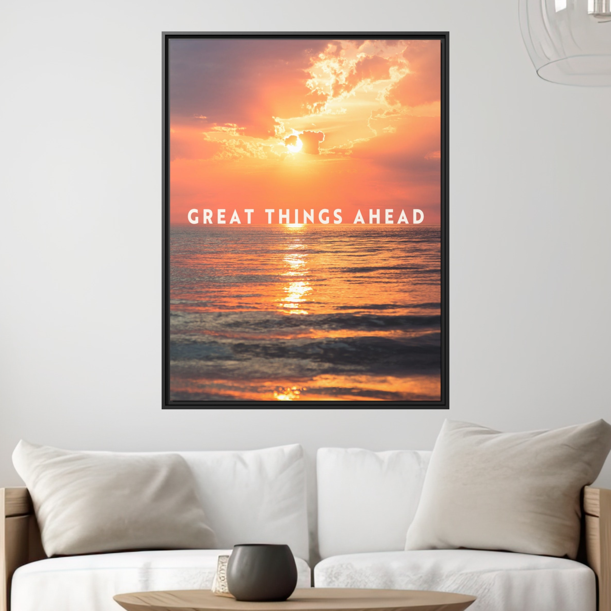 Great Things Ahead - Sunrise - Wall Art - The Design Station