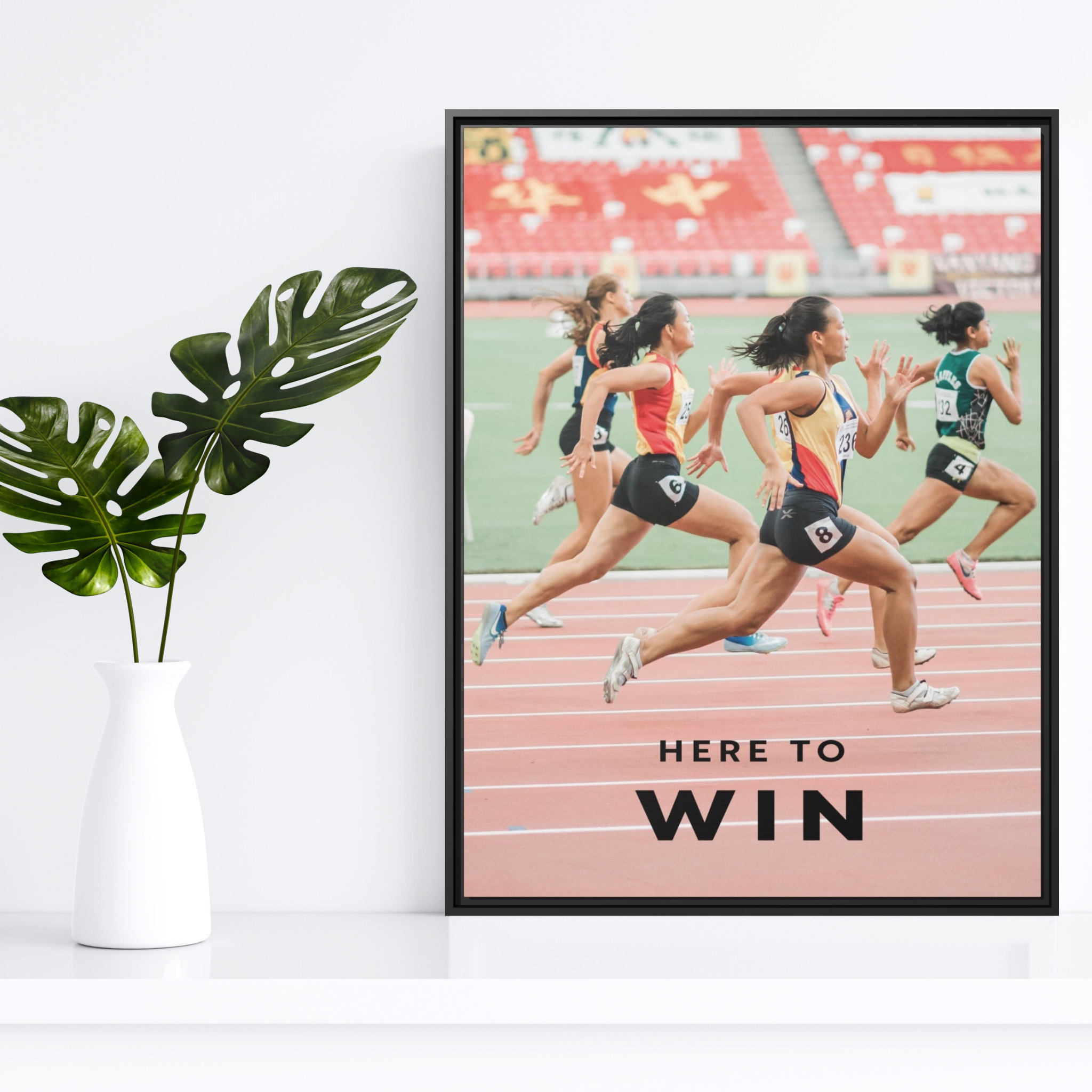 Here To Win - Runners - Wall Art - The Design Station