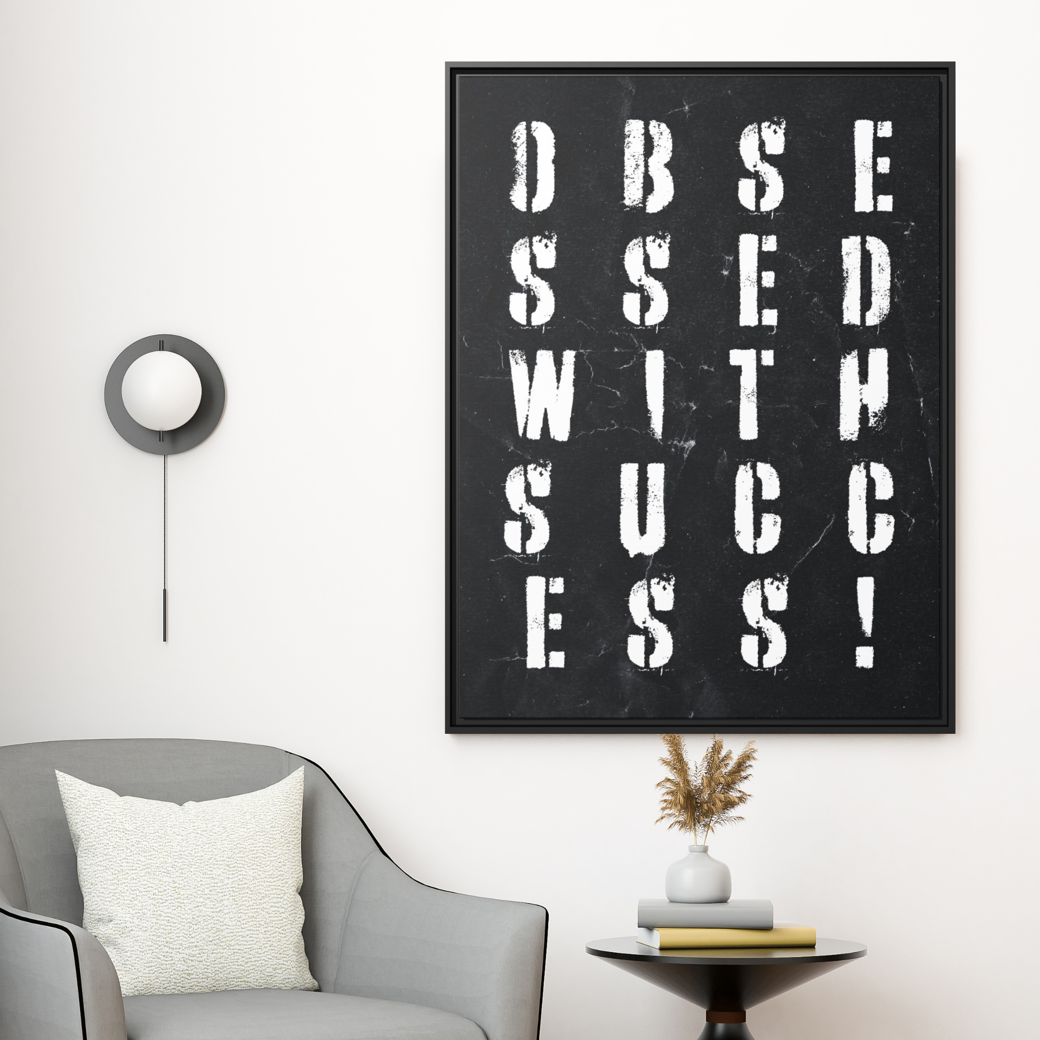 Obsessed With Success - Grid - Wall Art - The Design Station