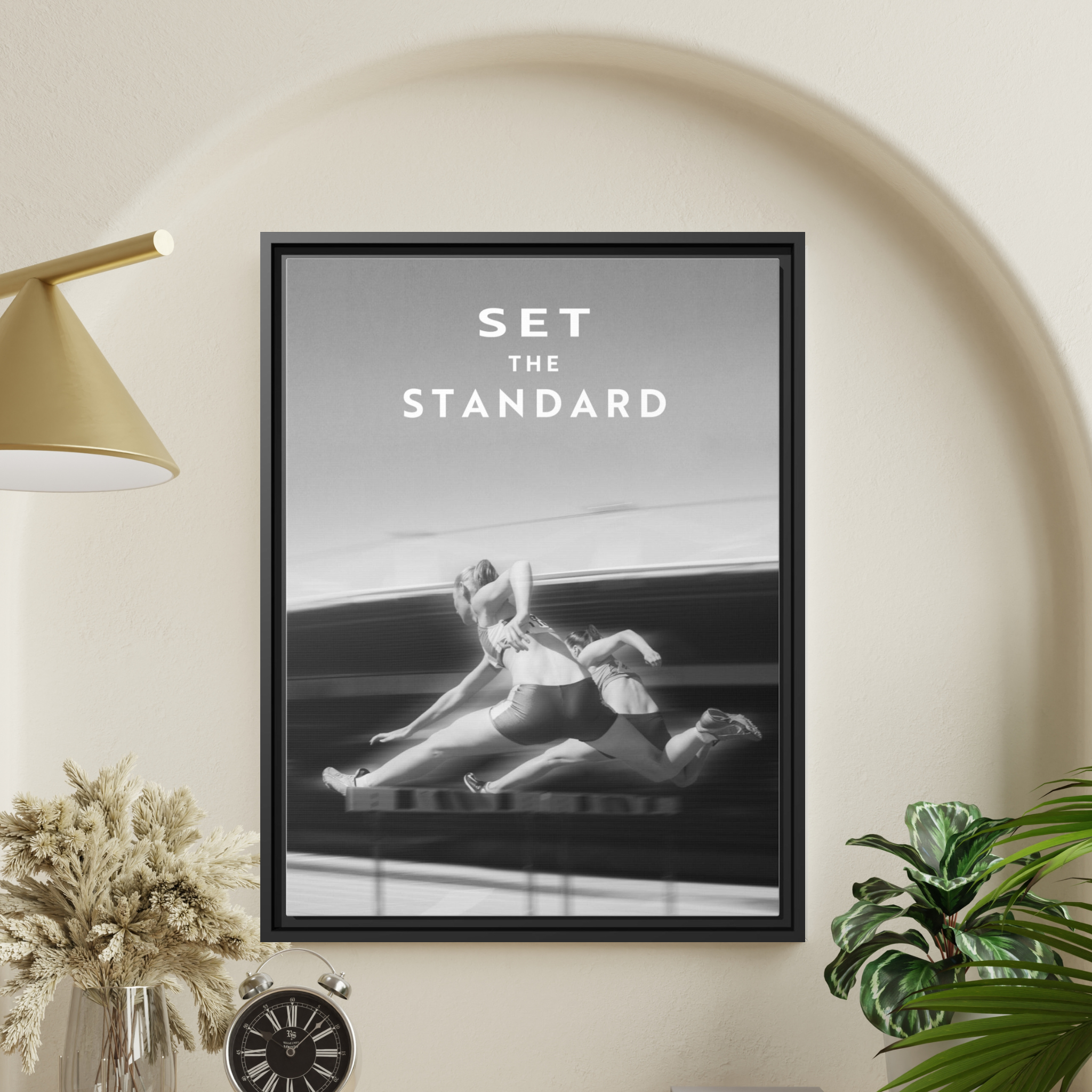 Set The Standard - Black And White - Wall Art - The Design Station