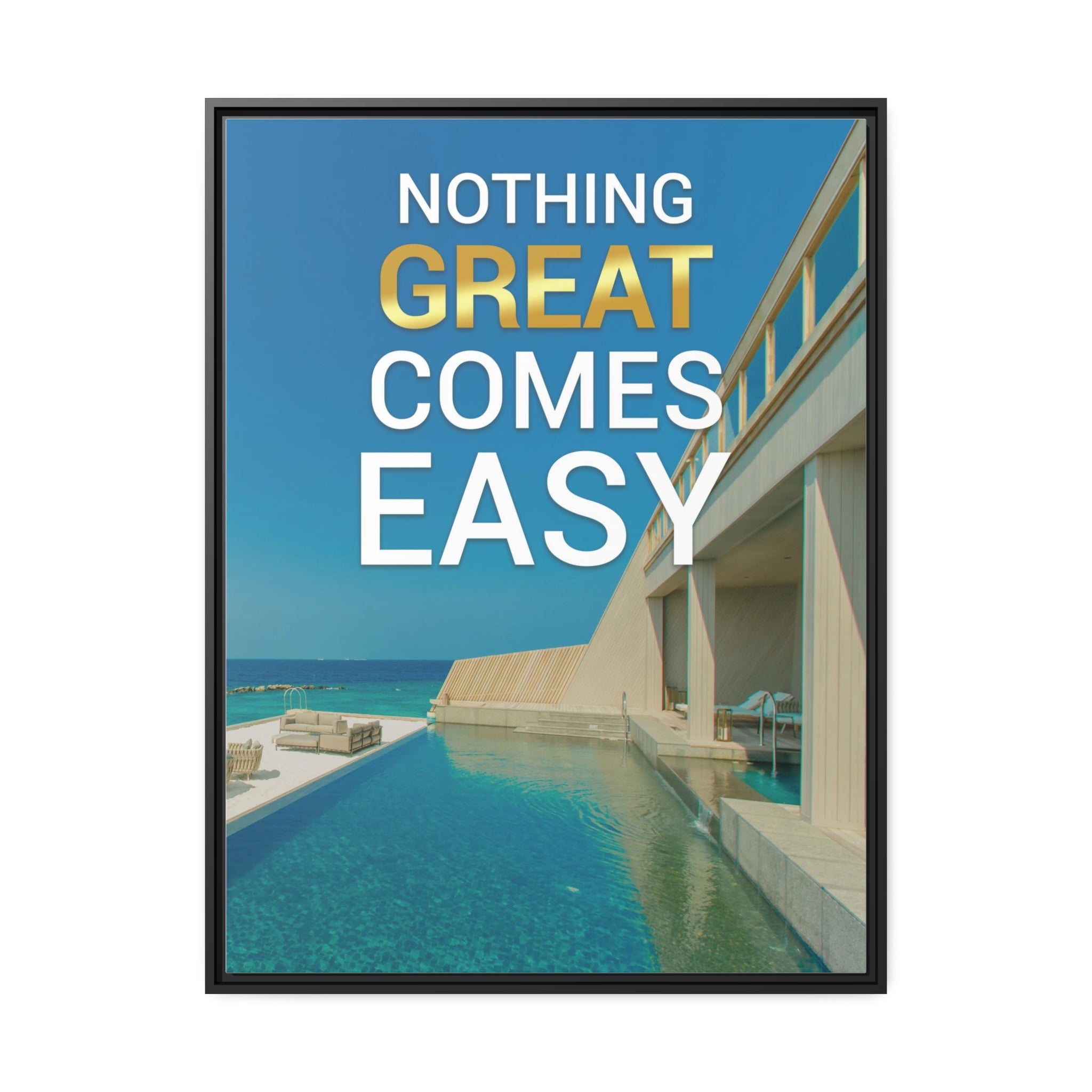 Nothing Great Comes Easy Wall Art additional image 4