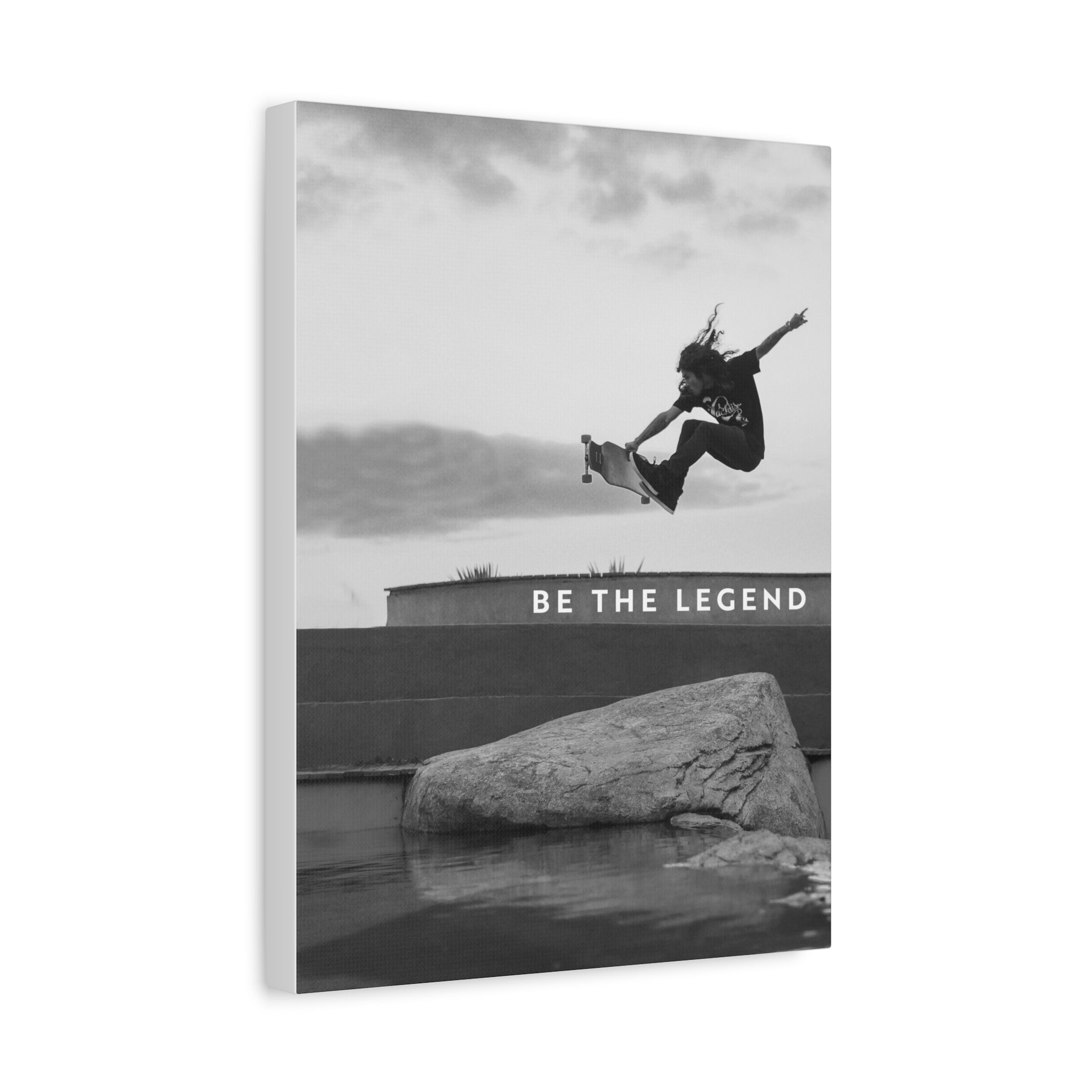 Be The Legend - Rip It Black And White - Wall Art additional image 2