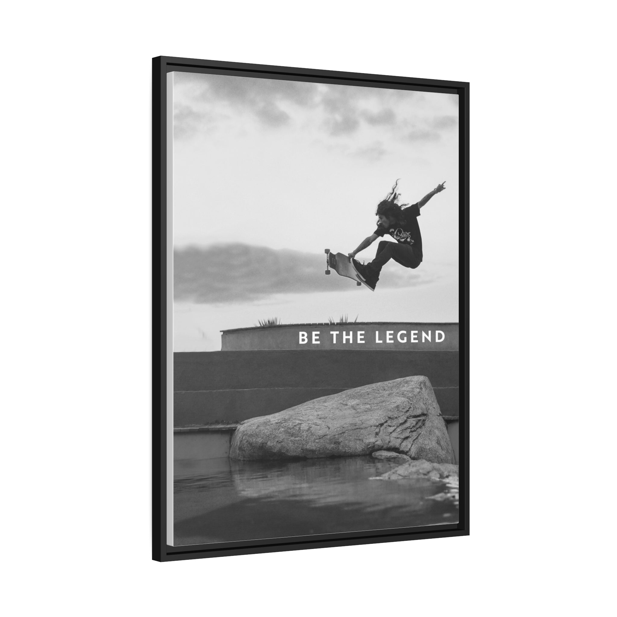 Be The Legend - Rip It Black And White - Wall Art additional image 6