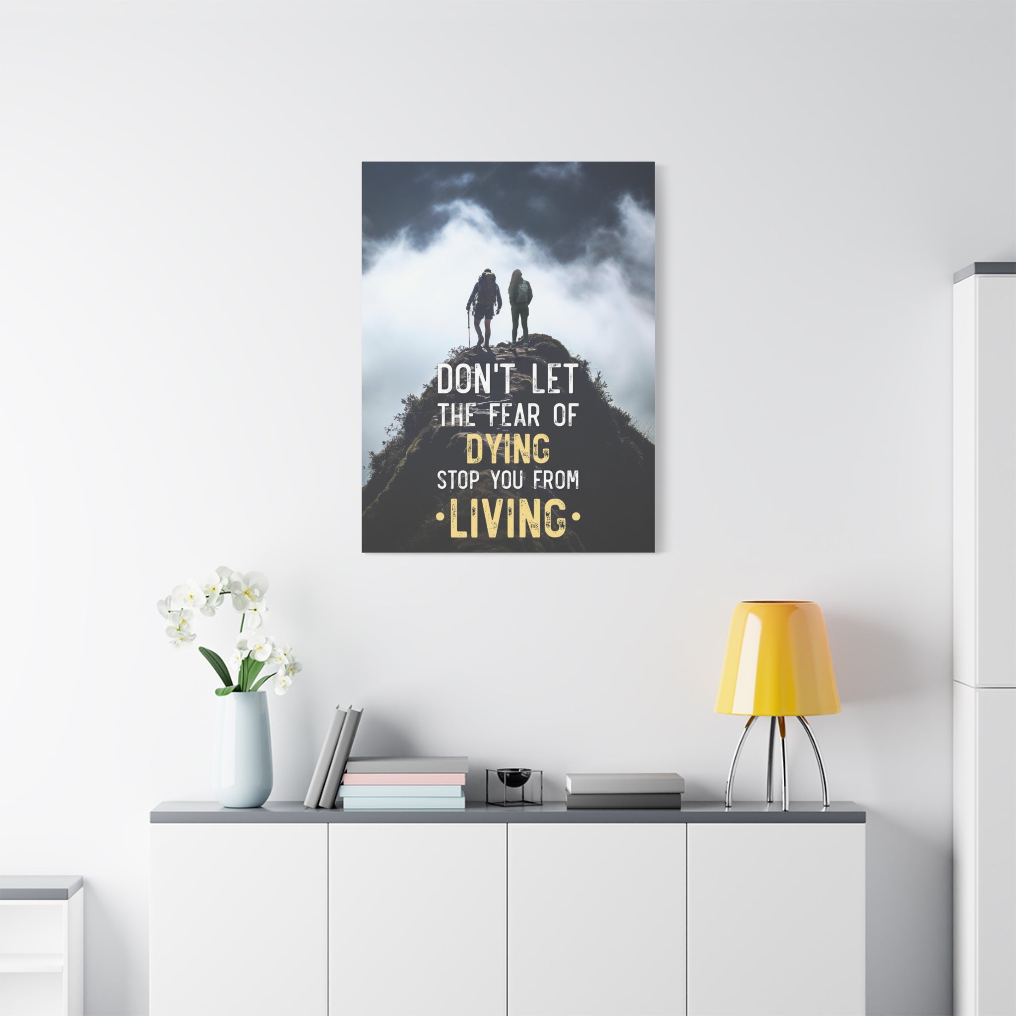 Fear of Dying Stop You From Living Wall Art additional image 1