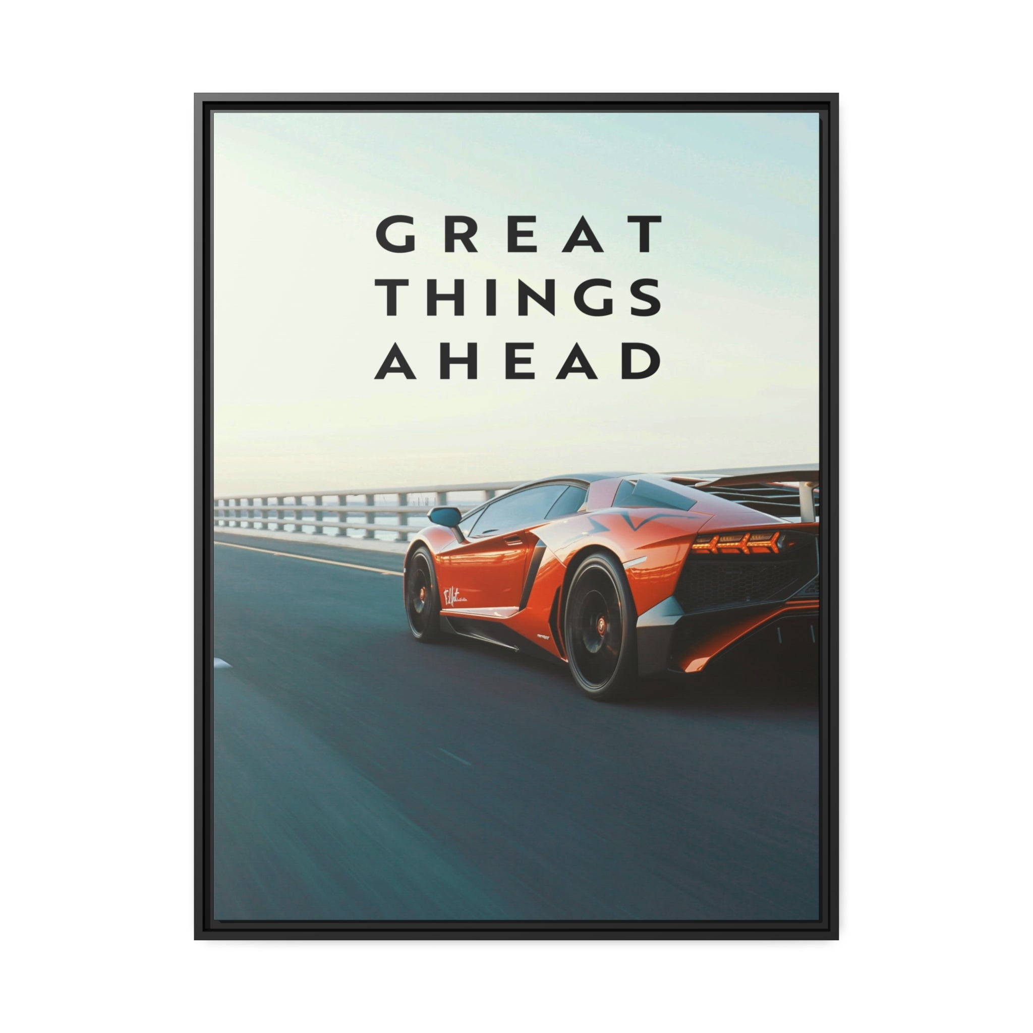 Great Things Ahead - Sports Car - Wall Art additional image 4