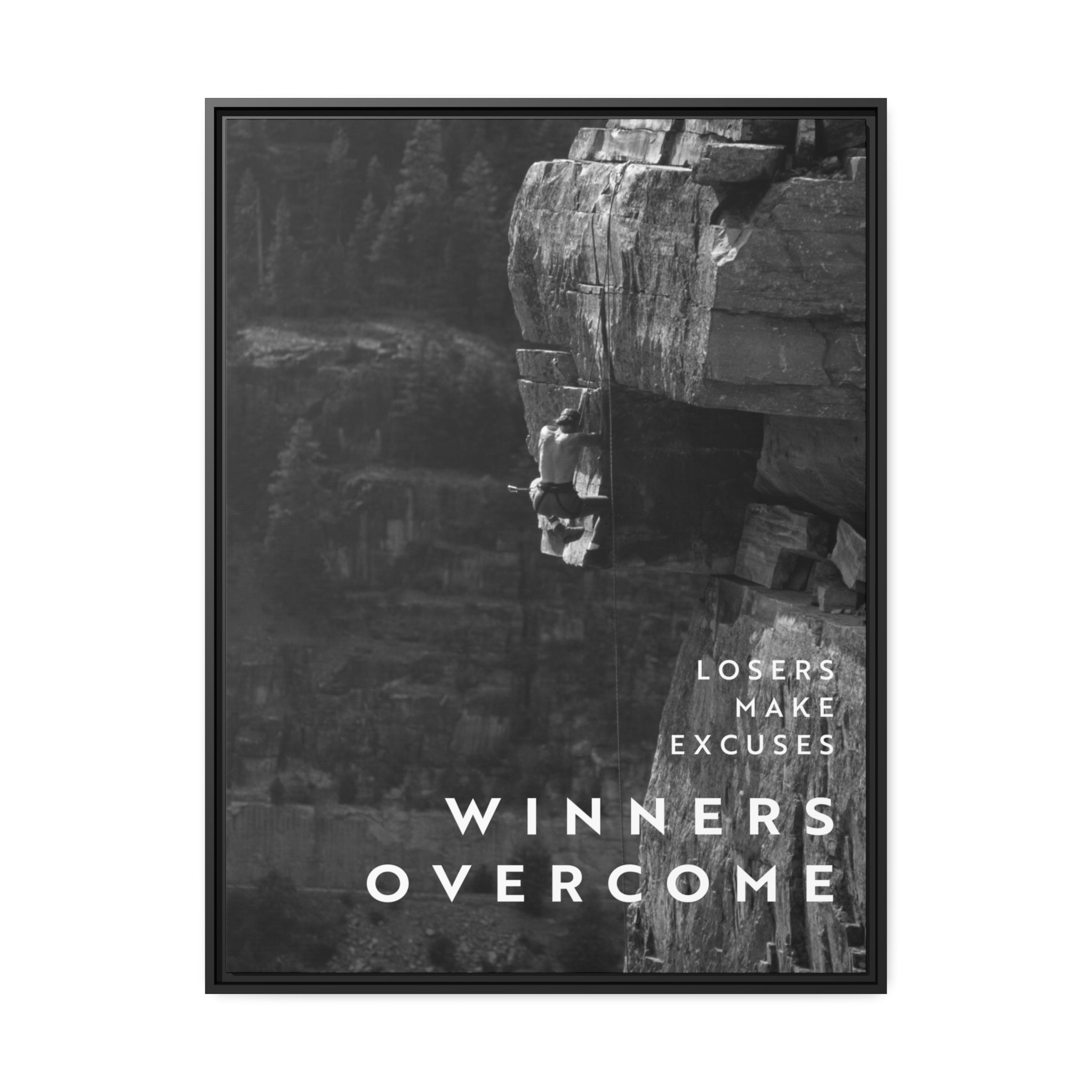 Winners Overcome - Black And White - Wall Art additional image 5