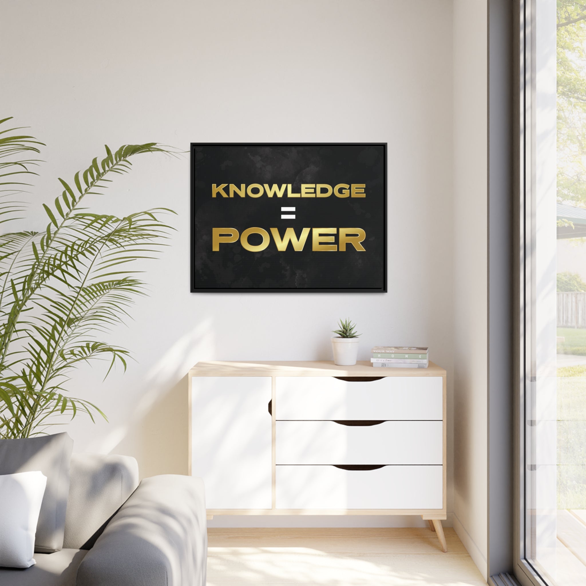 Knowledge Equals Power Wall Art additional image 5