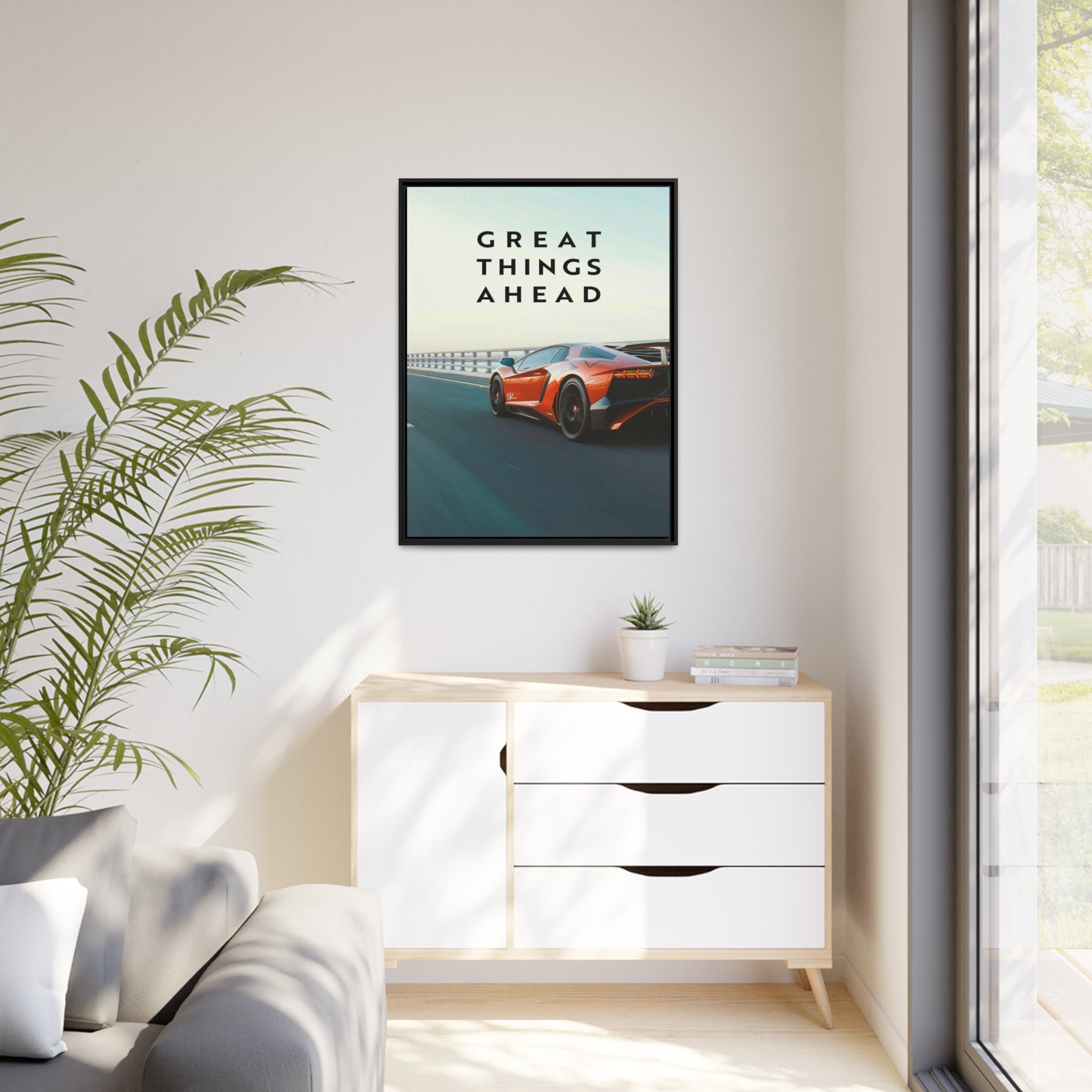 Great Things Ahead - Sports Car - Wall Art additional image 6