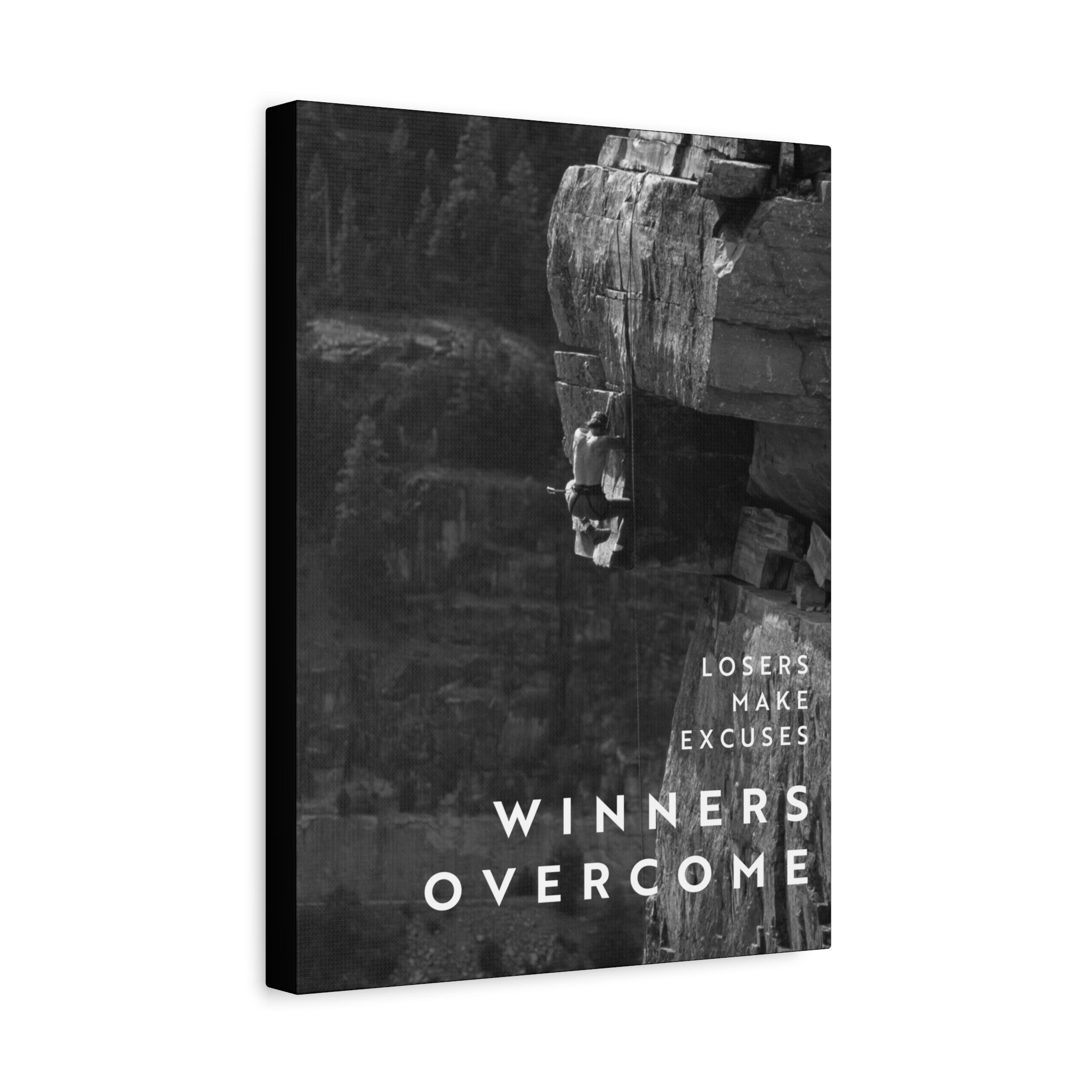 Winners Overcome - Black And White - Wall Art additional image 2