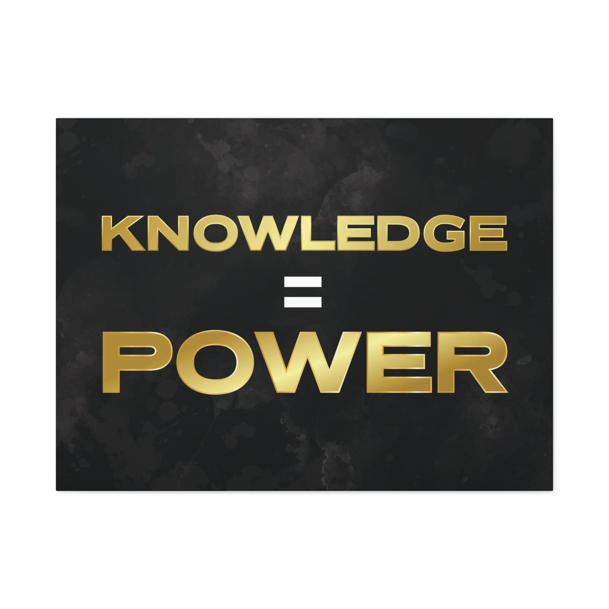 Knowledge Equals Power Wall Art