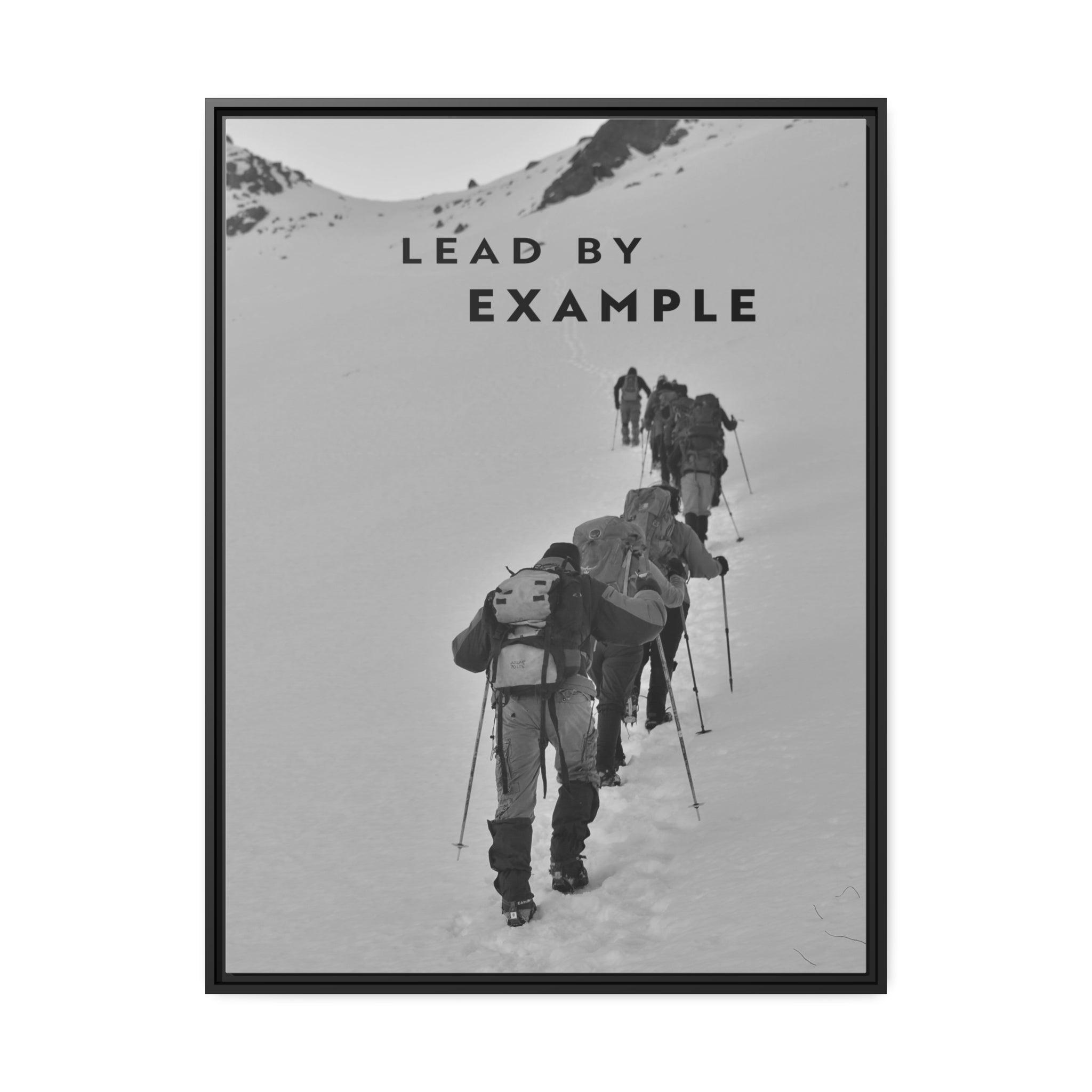 Lead By Example - Black And White - Wall Art additional image 4