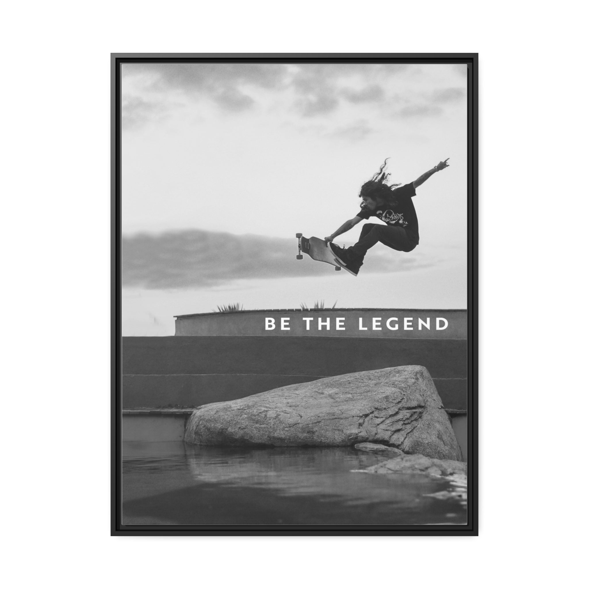 Be The Legend - Rip It Black And White - Wall Art additional image 5