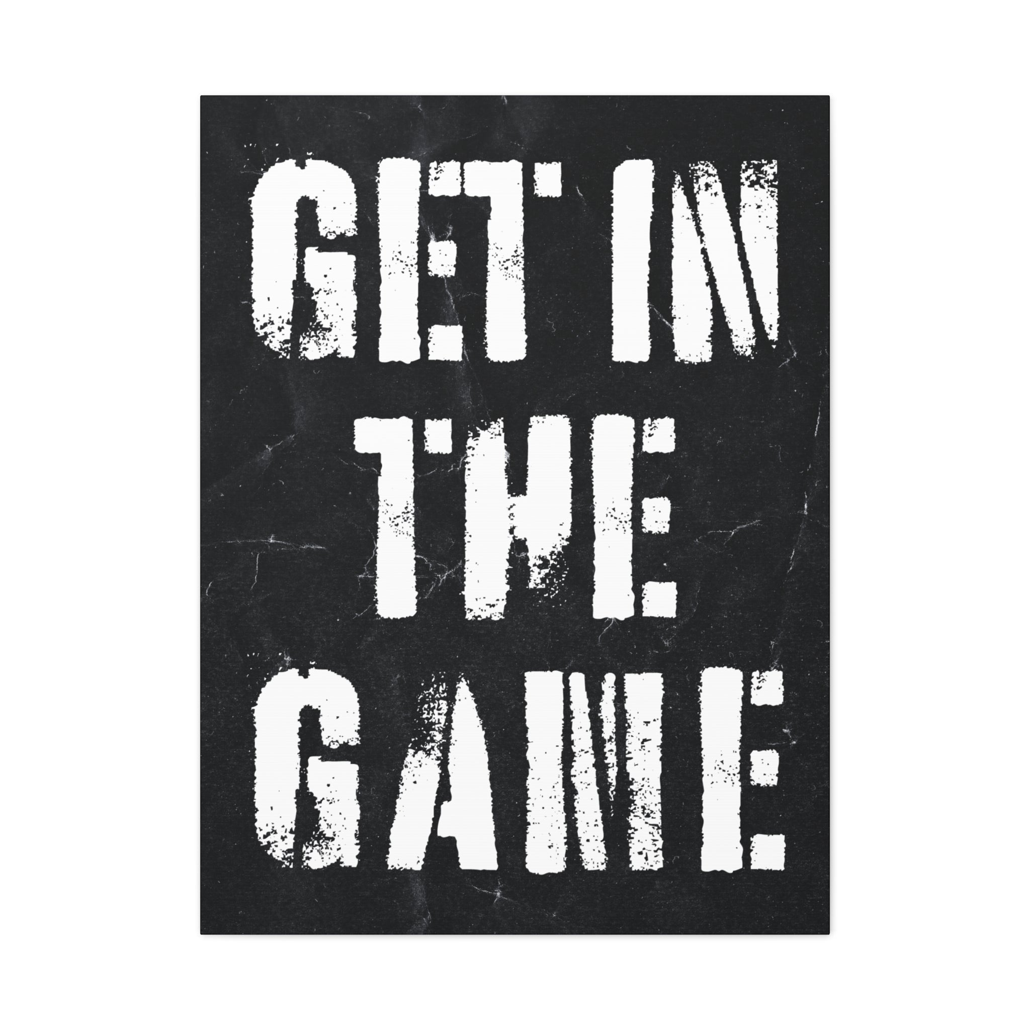 Get In The Game Wall Art