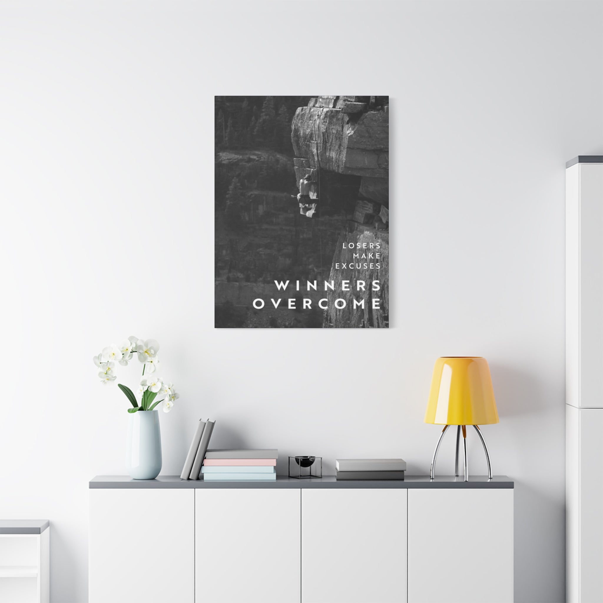 Winners Overcome - Black And White - Wall Art additional image 3