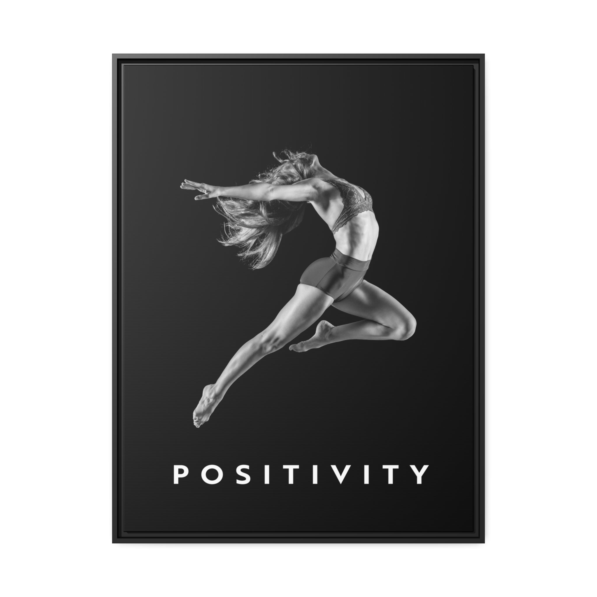 Positivity - Airborne Black And White - Wall Art additional image 5