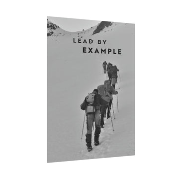 Lead By Example - Black And White - Poster additional image 1