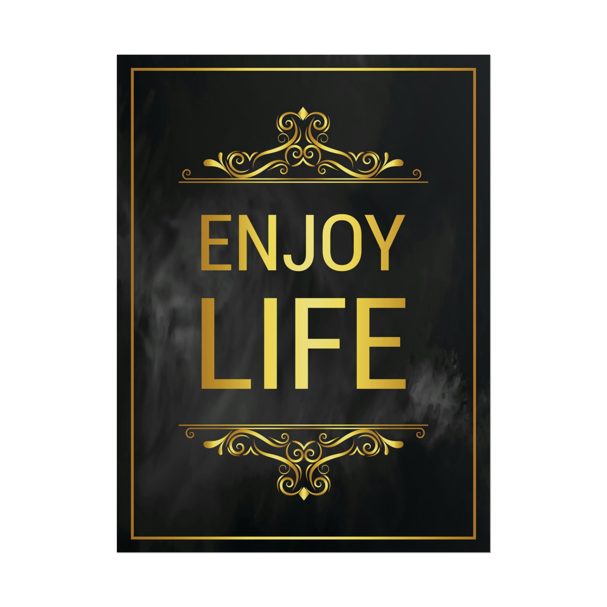 Enjoy Life Poster | The Design Station
