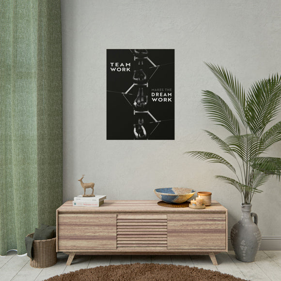 Teamwork - Black And White - Poster additional image 2