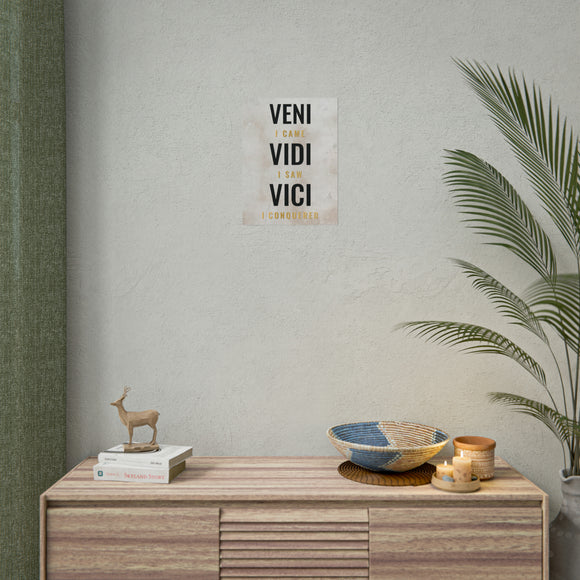 Veni Vidi Vici Poster additional image 2