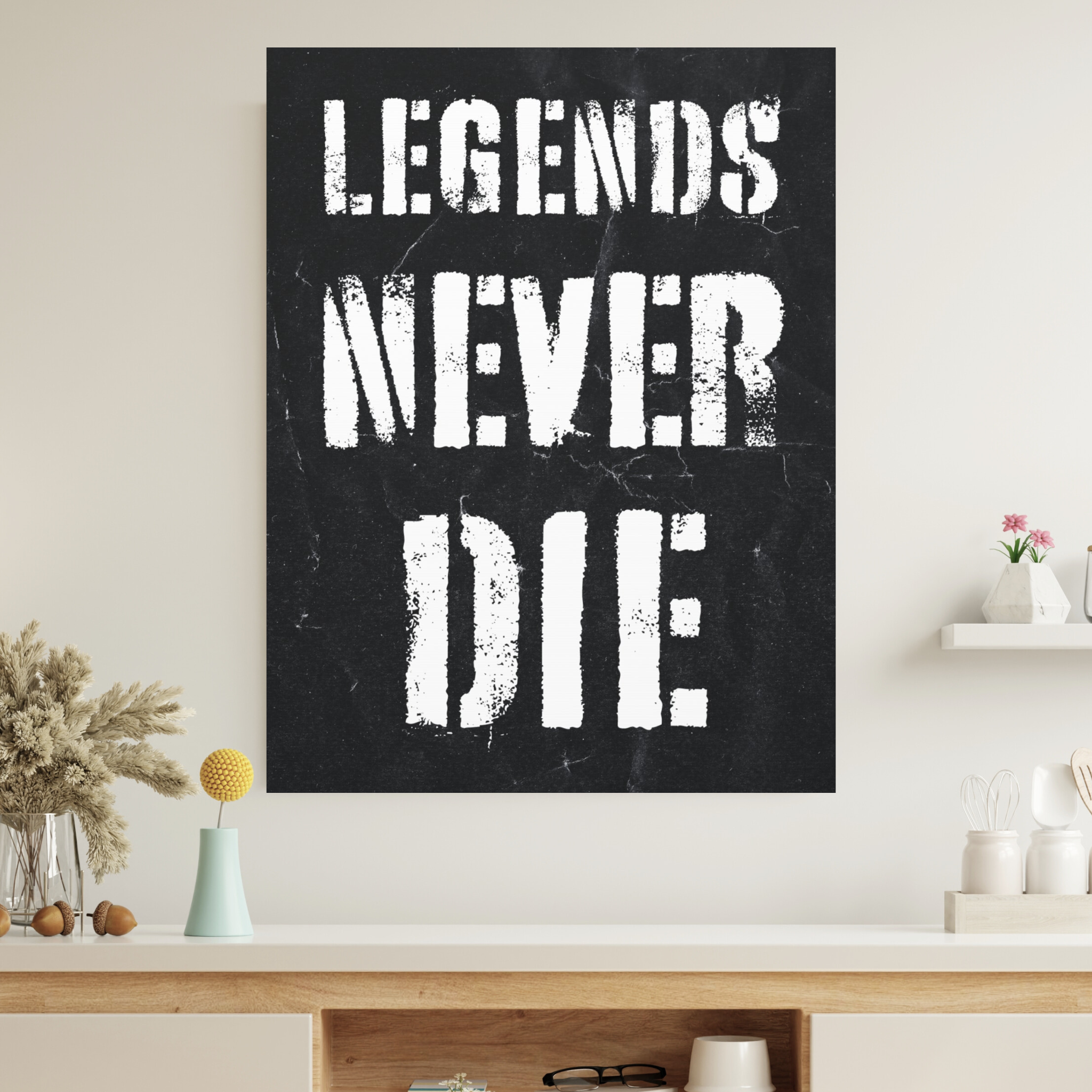 Legends Never Die Wall Art - The Design Station