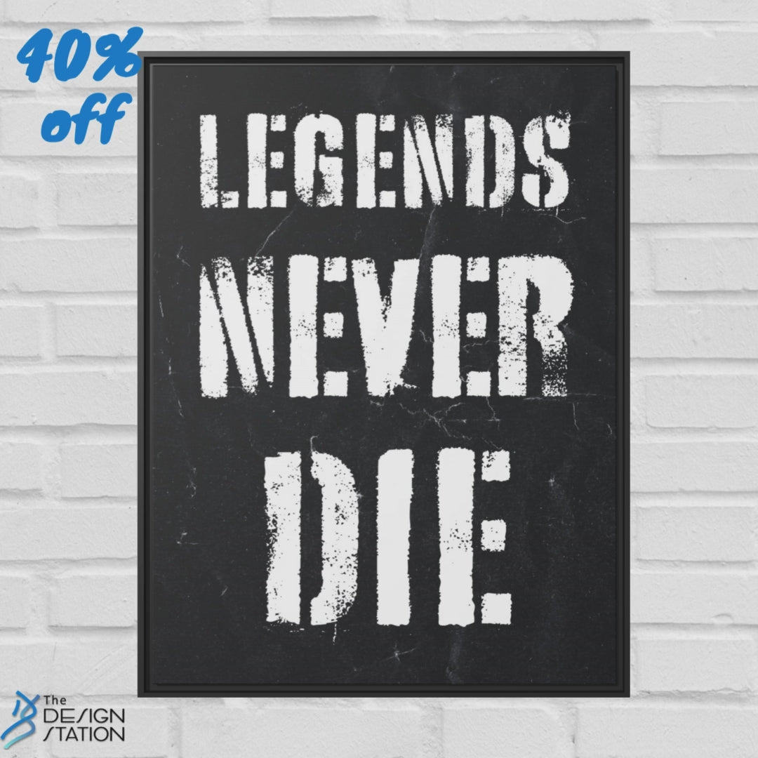 Legends Never Die Wall Art-9