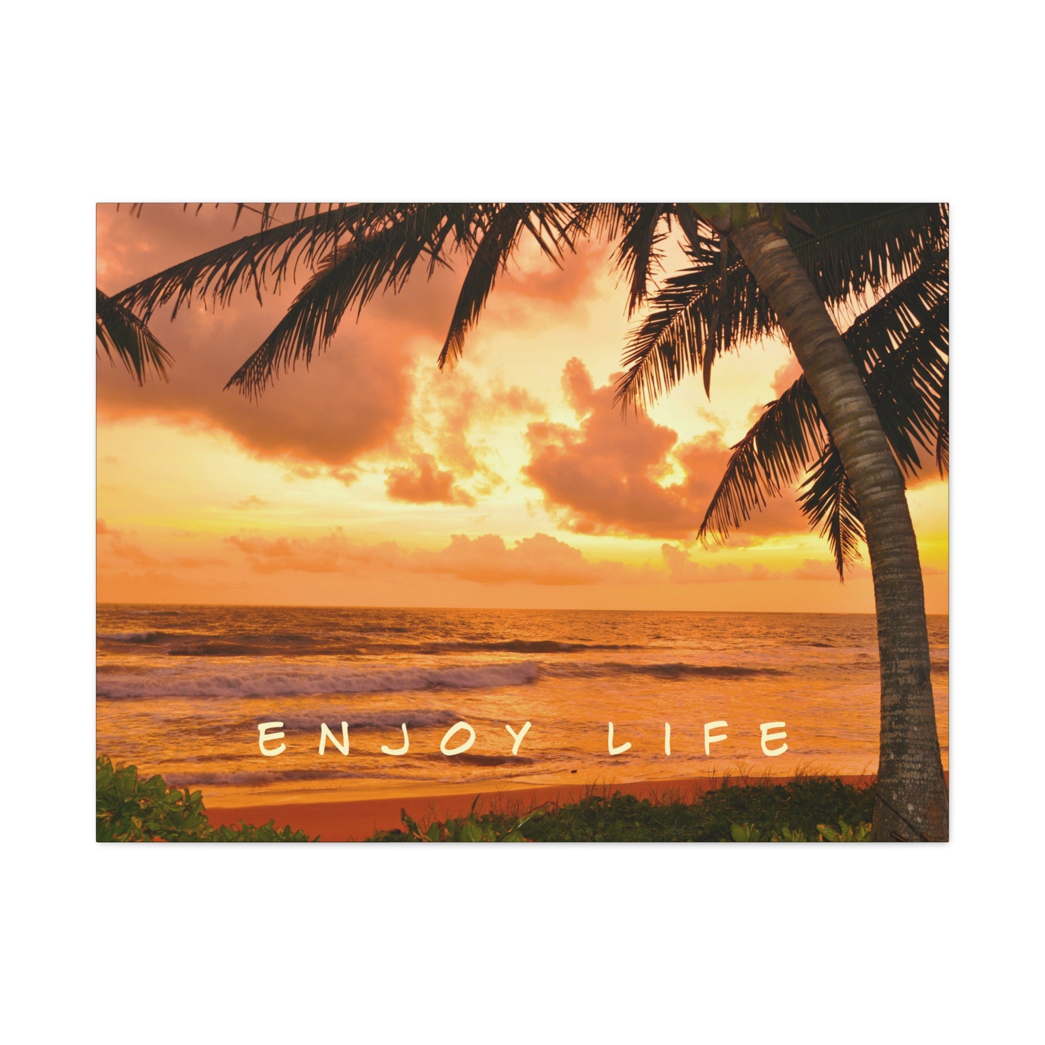 Enjoy Life - Sunset - Wall Art