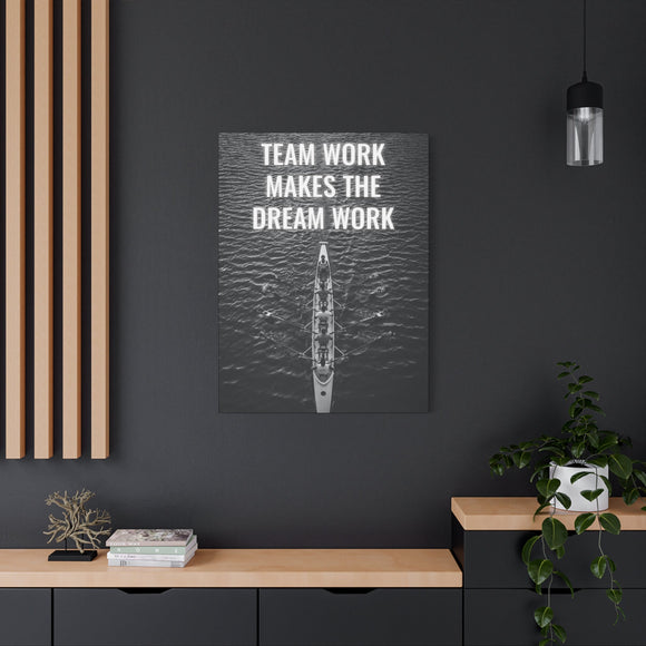 Teamwork Makes The Dream Work Wall Art additional image 1