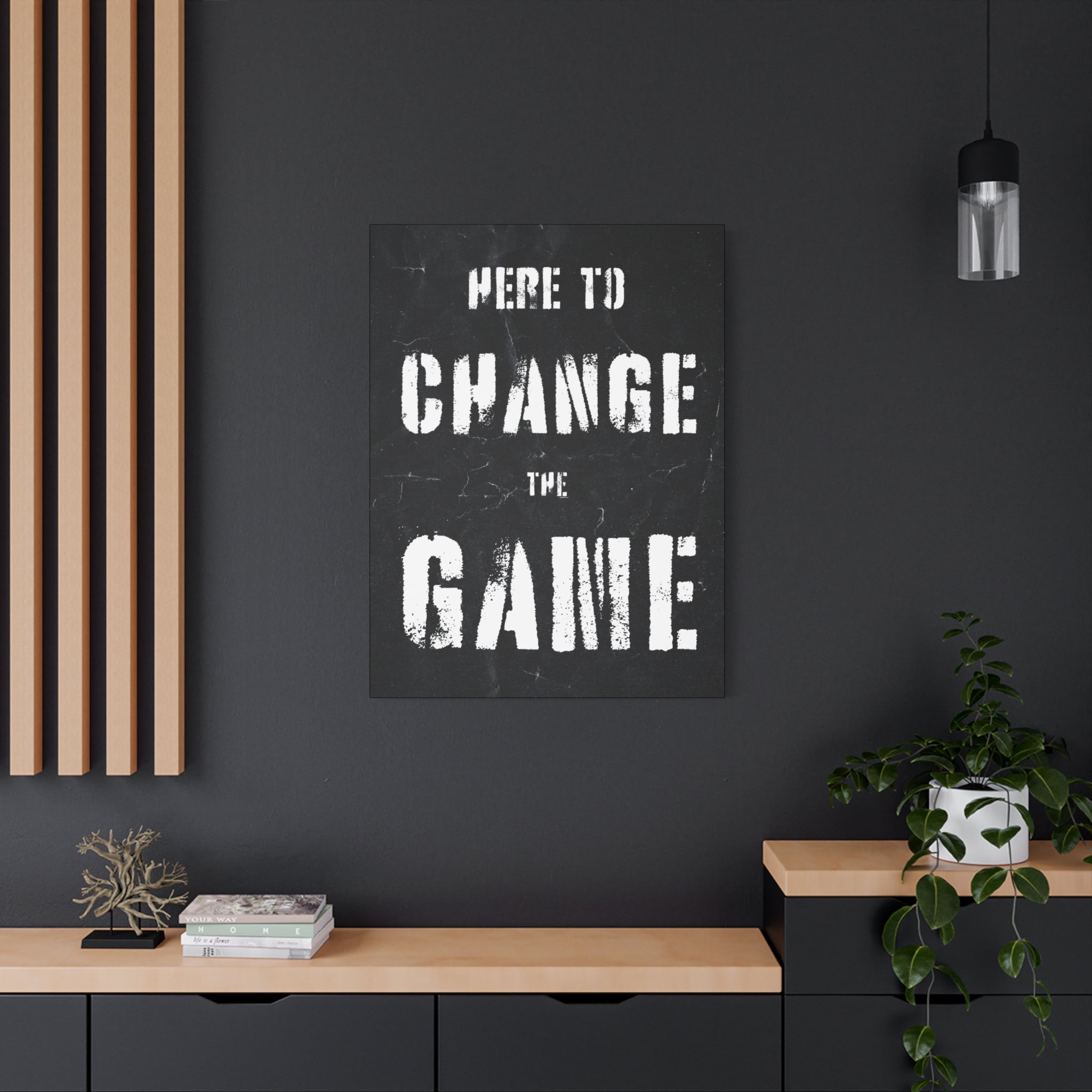Here To Change The Game Wall Art additional image 2