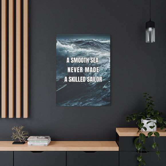 Smooth Sea Never Made Skilled Sailor Wall Art additional image 3