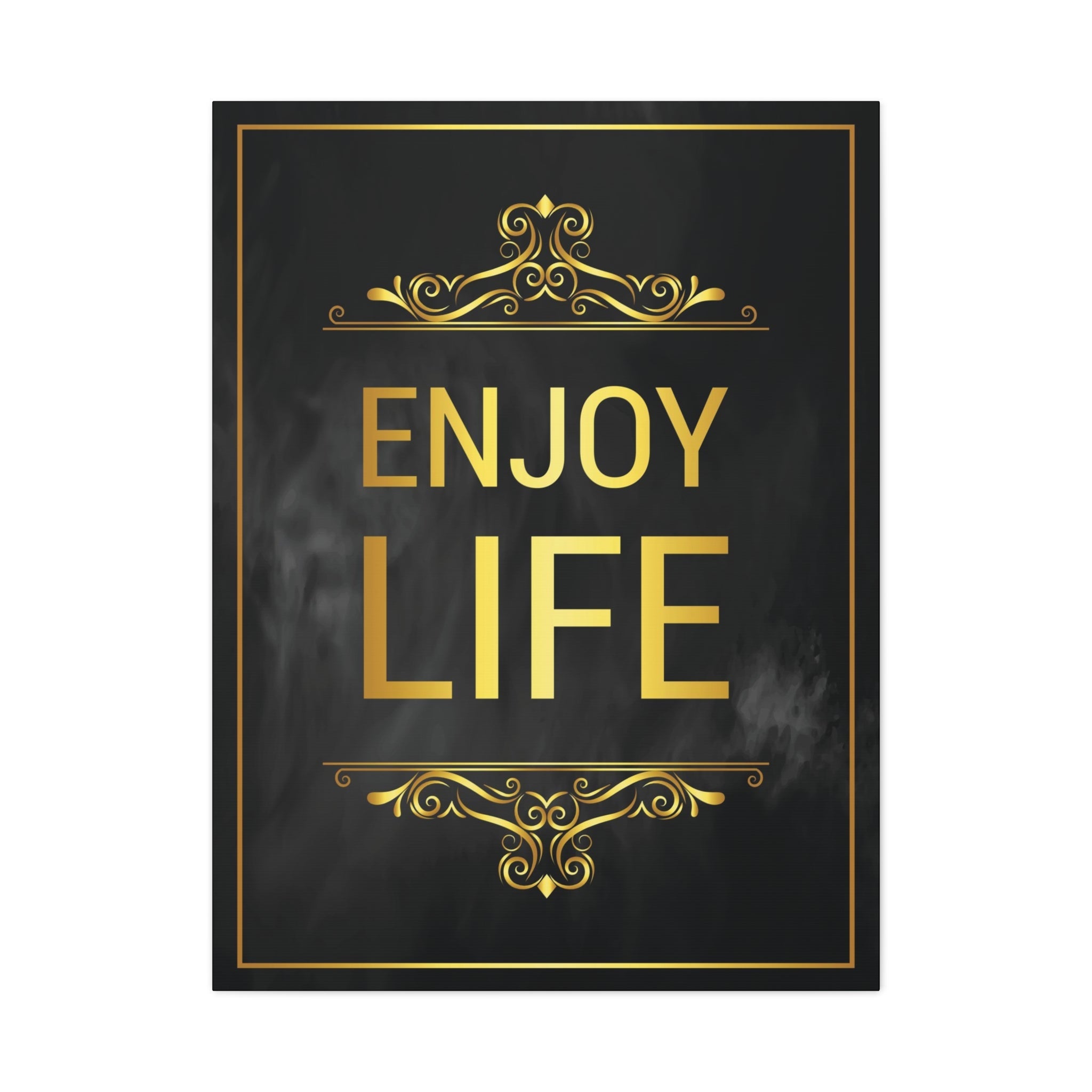Enjoy Life Canvas Art Print | The Design Station