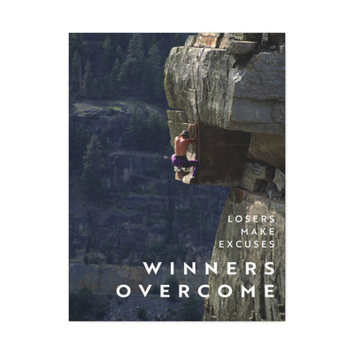 Winners Overcome Wall Art