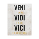 Veni Vidi Vici Wall Art