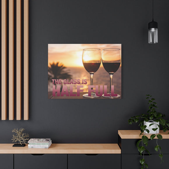 The Glass Is Half Full Wall Art additional image 1