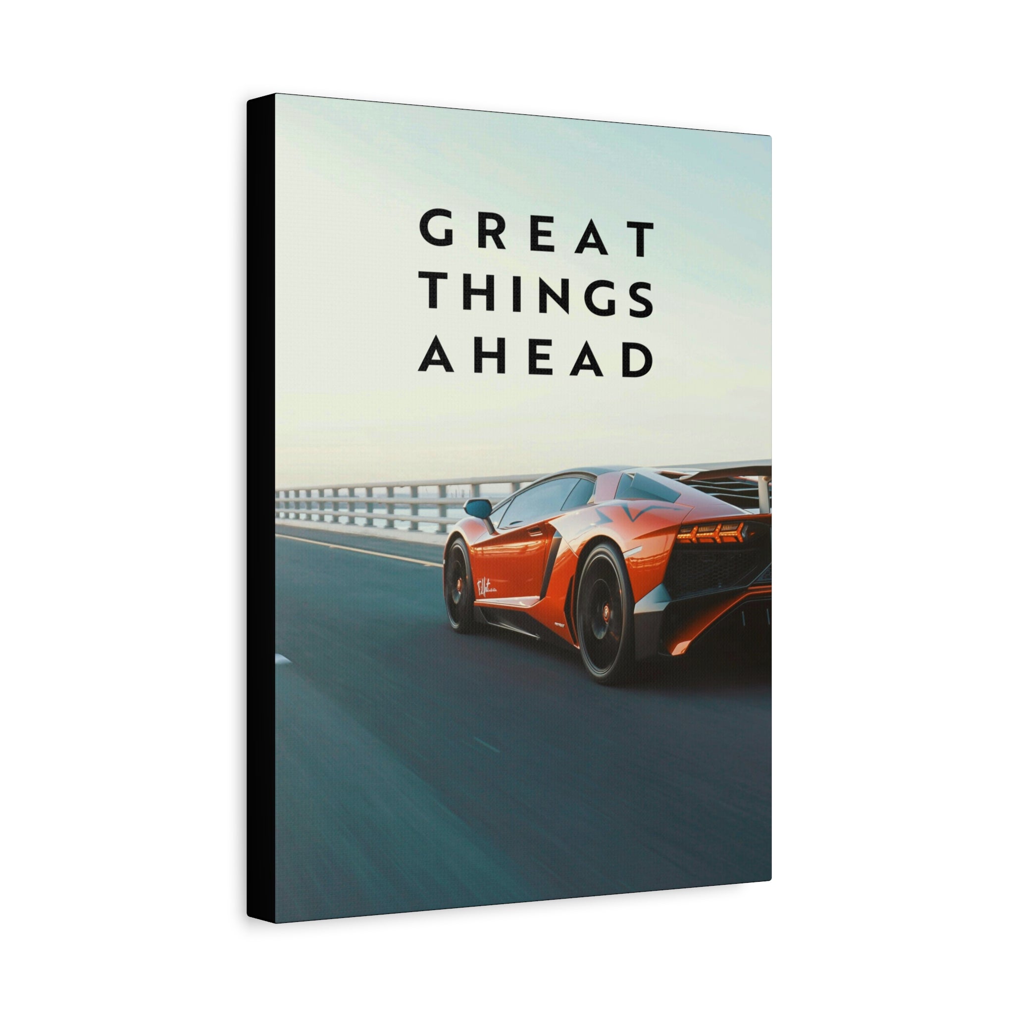 Great Things Ahead - Sports Car - Wall Art additional image 1