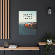 Great Things Ahead - Sports Car - Wall Art additional image 3