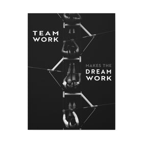 Teamwork - Black And White - Wall Art