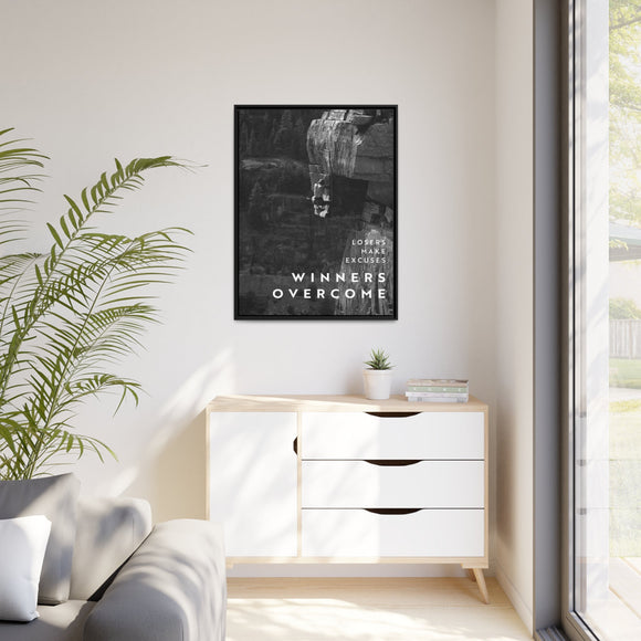 Winners Overcome - Black And White - Wall Art additional image 7