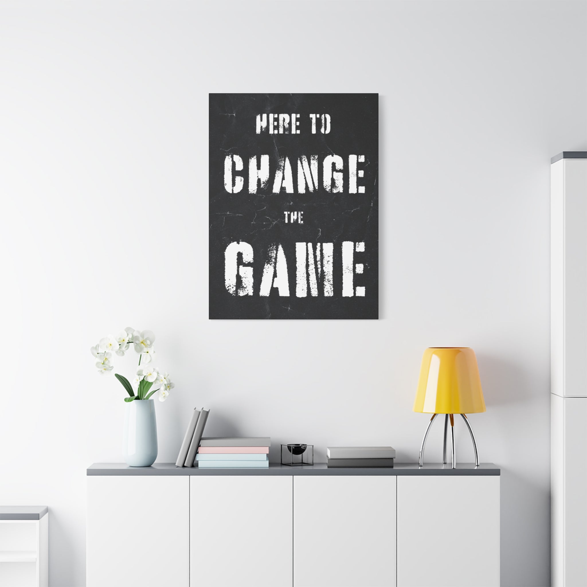 Here To Change The Game Wall Art additional image 1